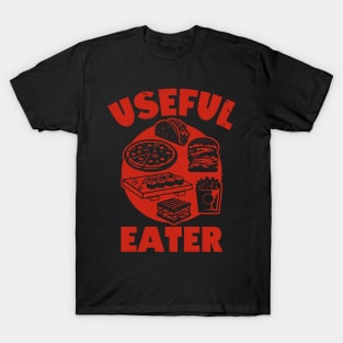 Useful Eater Funny Retro Vintage Foodie Junk Food Meme T-Shirt